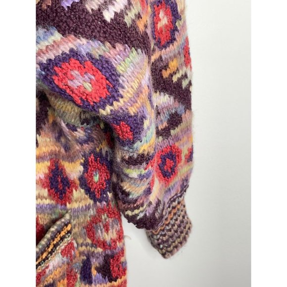 Free People Home On The Range Cardi Sweater Cardigan Oversized Size S NWT $398 - Picture 7 of 10